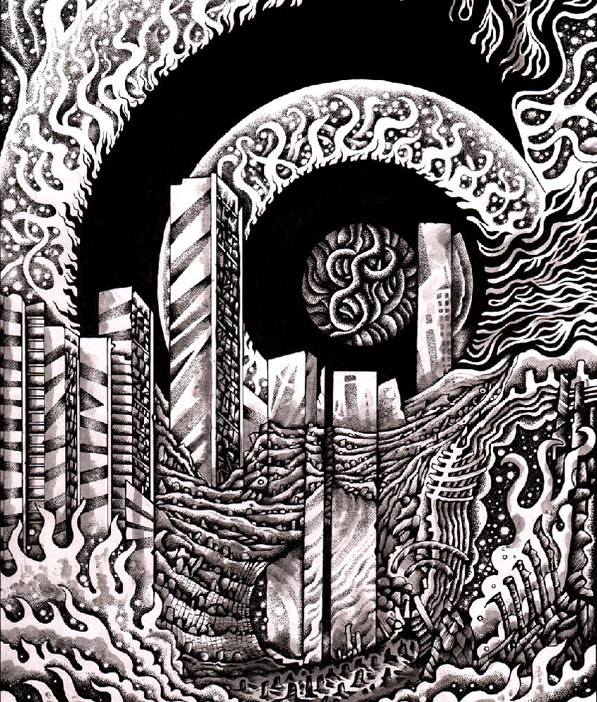 Dessin pour le livre de Pierre Avril