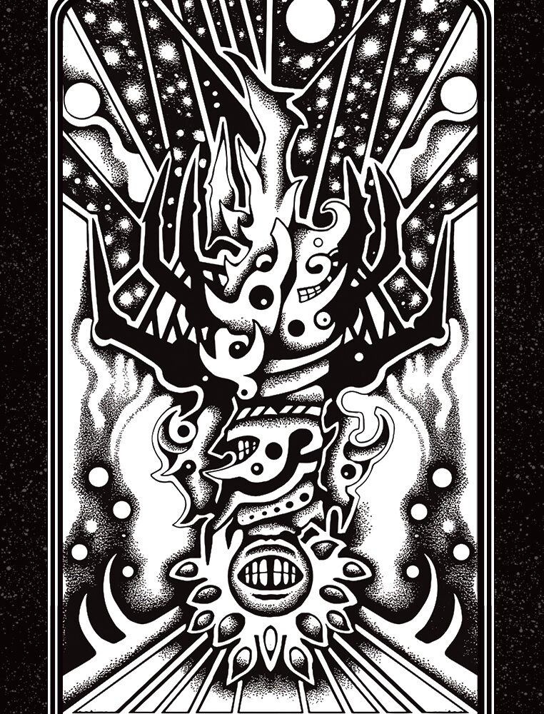 PRINT - TAROT JEFF GRIMAL - LE PENDU
