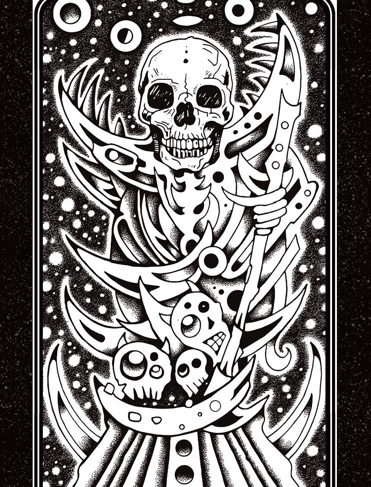 PRINT - TAROT JEFF GRIMAL - L'ARCANE SANS NOM