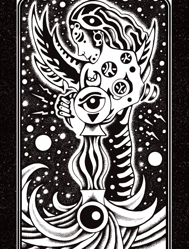 PRINT - TAROT JEFF GRIMAL - LA TEMPERANCE