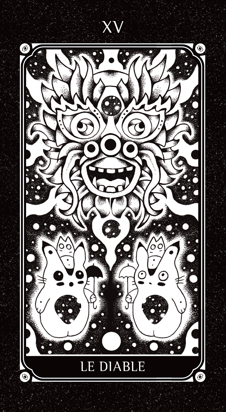 PRINT - TAROT JEFF GRIMAL - LE DIABLE