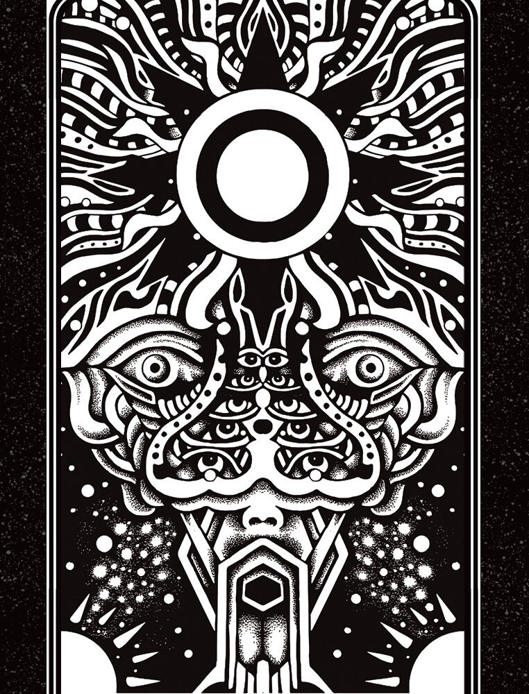 PRINT - TAROT JEFF GRIMAL - LE SOLEIL