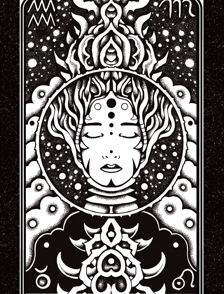 PRINT - TAROT JEFF GRIMAL - LE MONDE