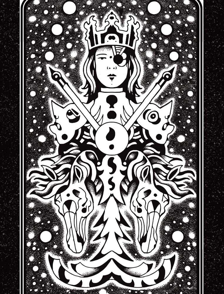 PRINT - TAROT JEFF GRIMAL - LE CHARIOT